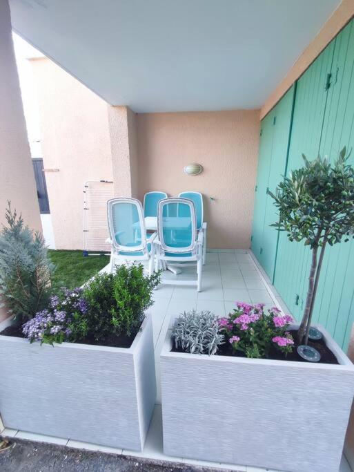 Chez Adriana Appartement Cosy Avec Jardin, Proche Plage Grimaud Exterior foto