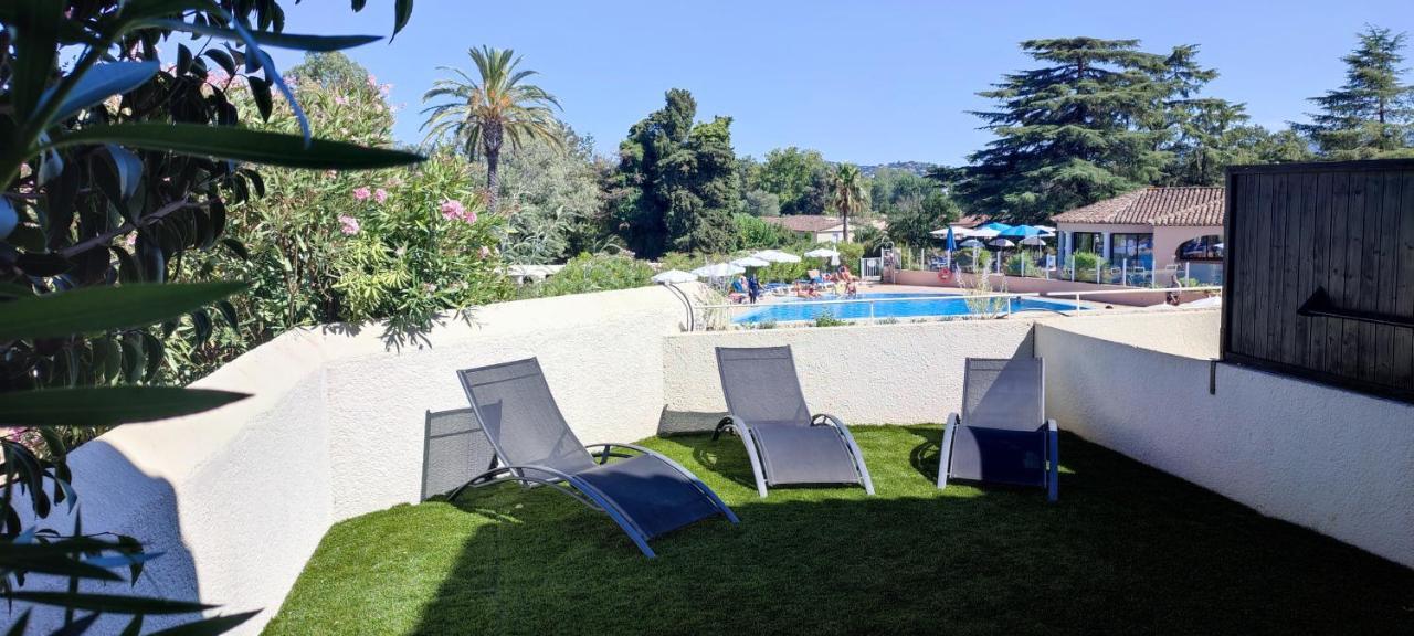 Chez Adriana Appartement Cosy Avec Jardin, Proche Plage Grimaud Exterior foto